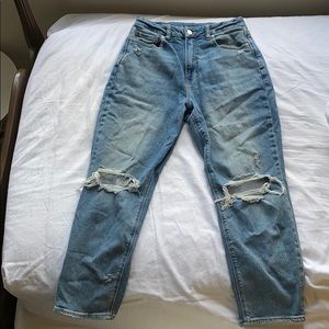 American Eagle High-Rise Curvy Short Mom Jeans